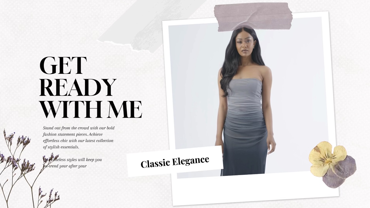 Clothing & Accessories Product Display Business Template Minimalist Style