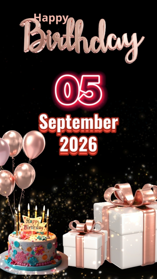 hbd 5 September 2026