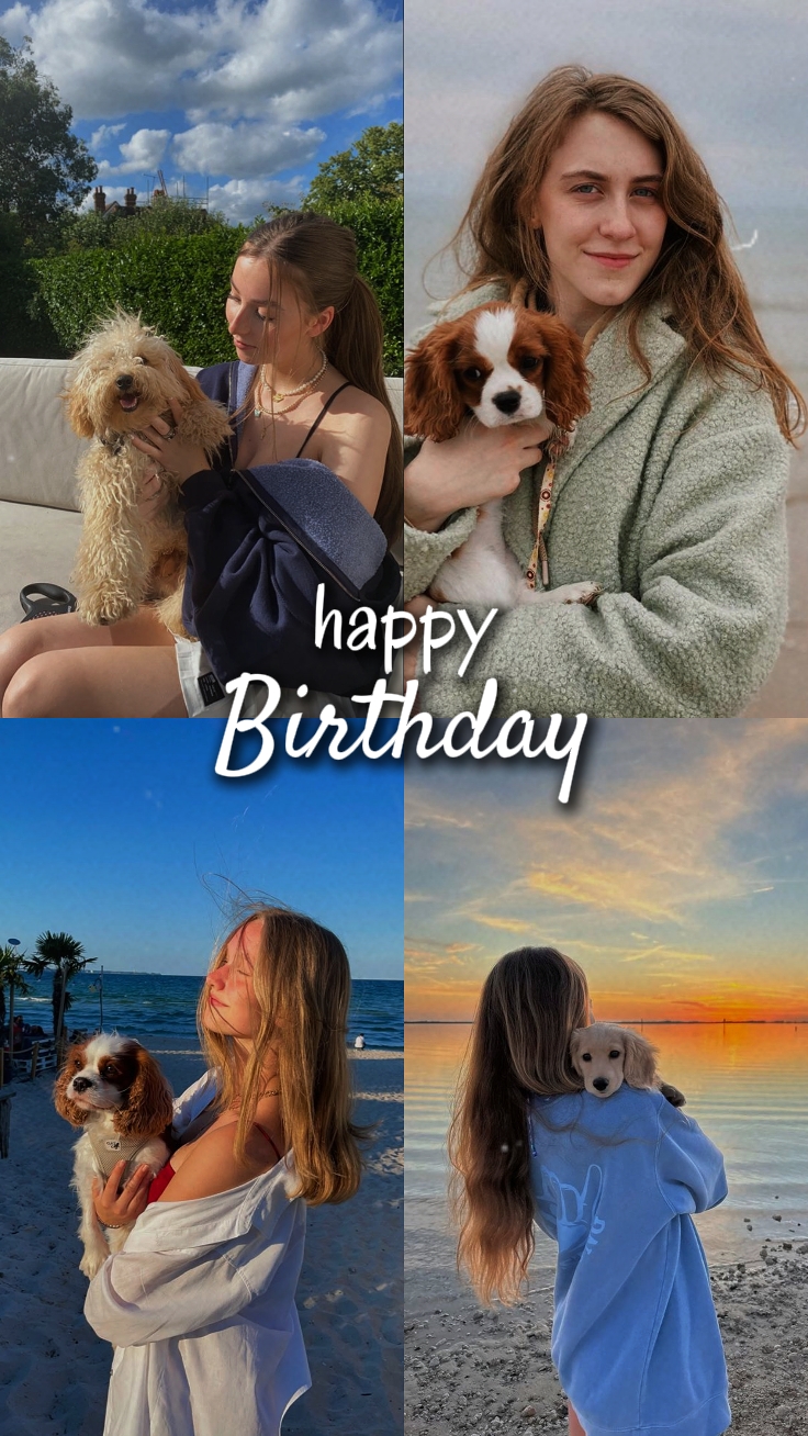 Feliz aniversário meu cachorro