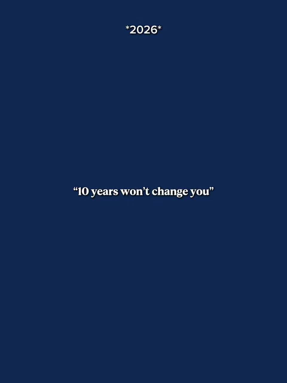 10 ans ne vous changeront pas