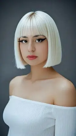 Platinum Blond Bang
