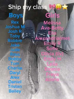 Ship my class 🎀😝⭐️