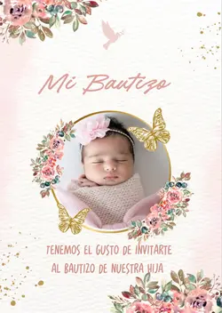 Invitación Bautizo 💗