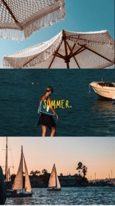 Cuadrícula de verano 3 clips 