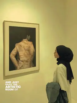 an art gallery