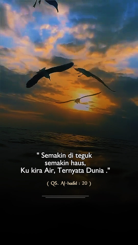 QS. Al-hadid: 20 
