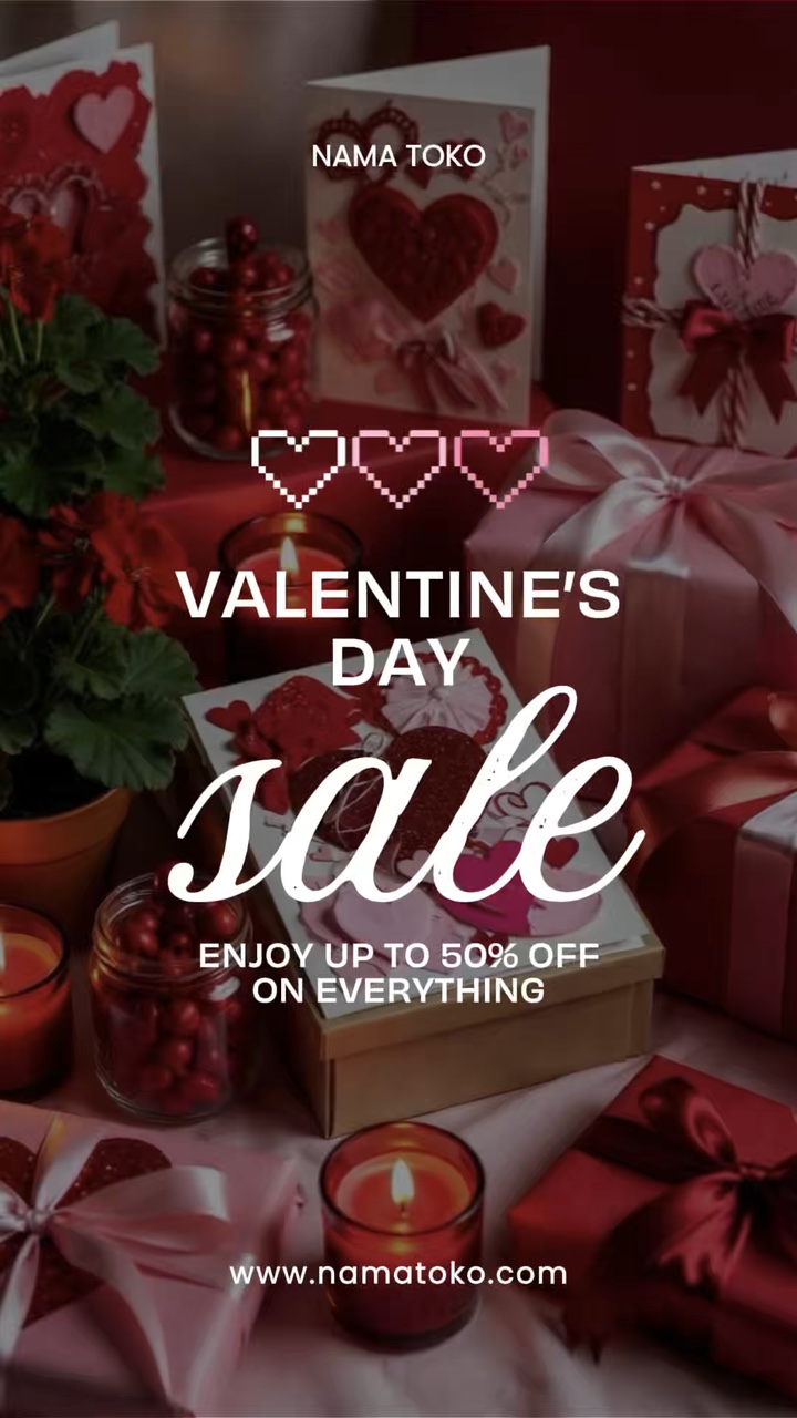 penjualan valentine peomo