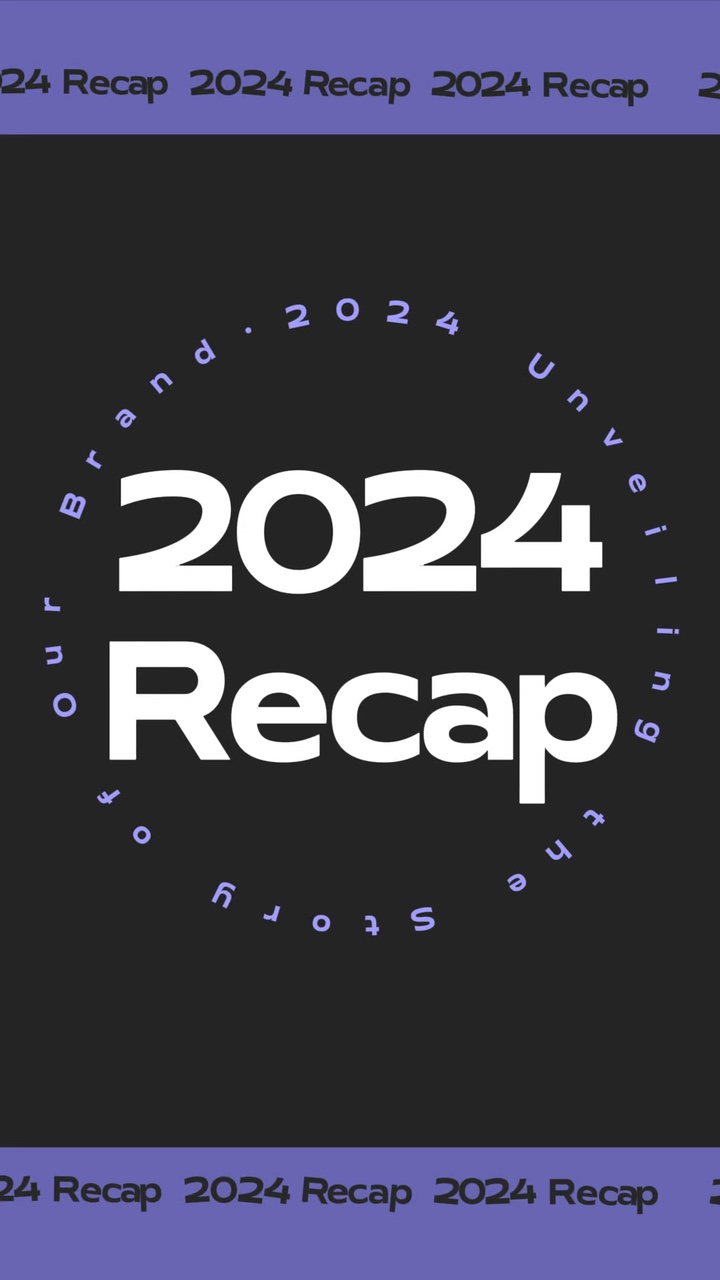 Mga Template ng Negosyo 2024 Recap Business Entertainment Tiktok