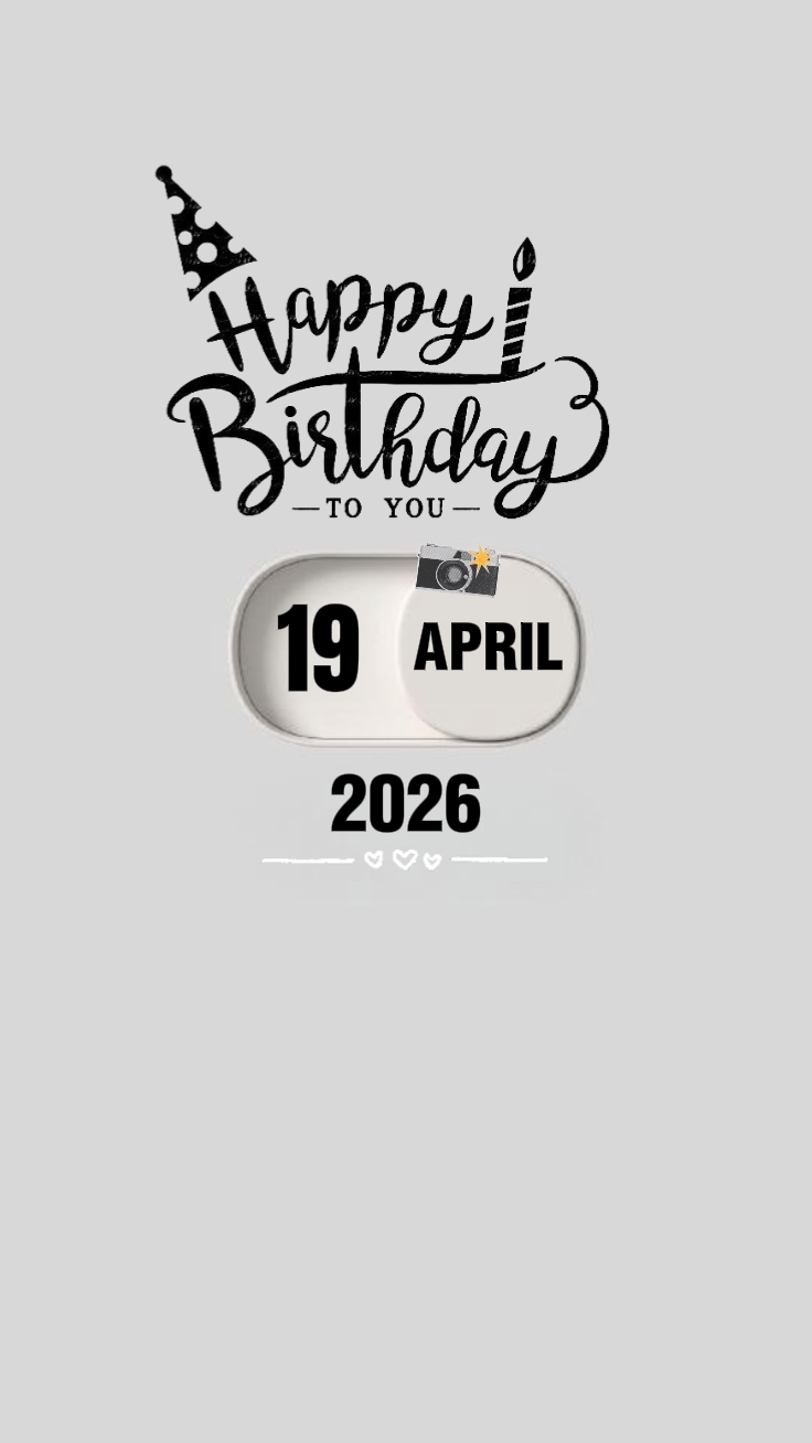19 DE ABRIL CUMPLEAÑOS 