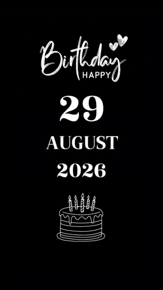 BDAY DAD 29. AUGUST