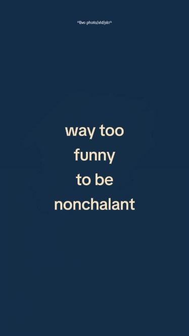 nonchalant