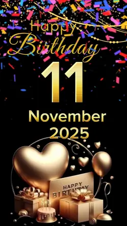 HBD 11 NOVEMBER