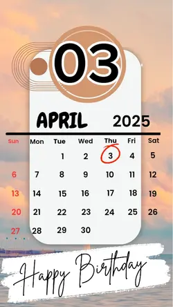 birthday 03 April
