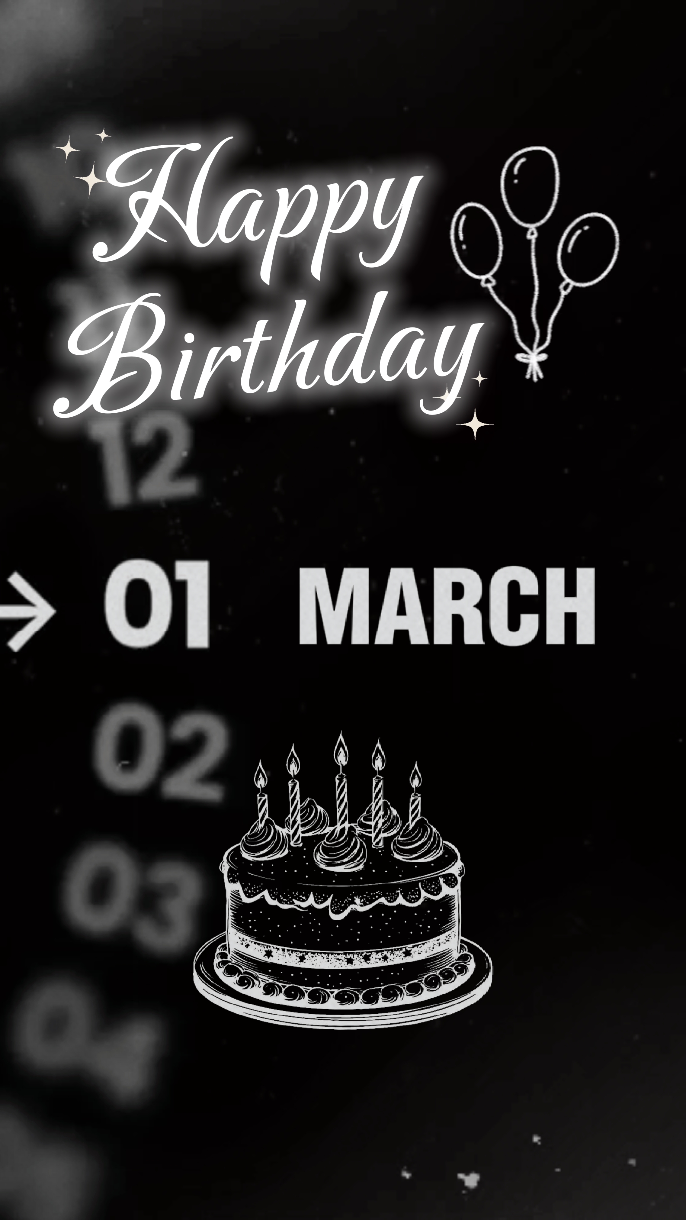 1 MARCH BIRTHDAY