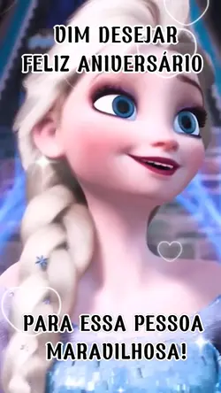 PARABÉNS TEMA FROZEN