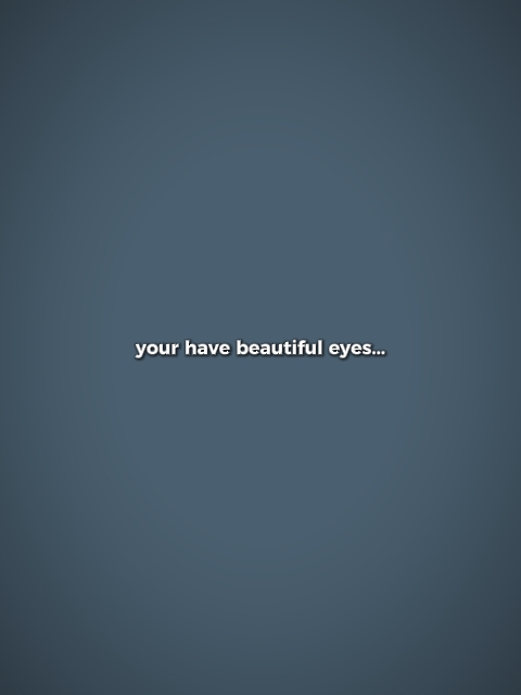 avoir de beaux yeux