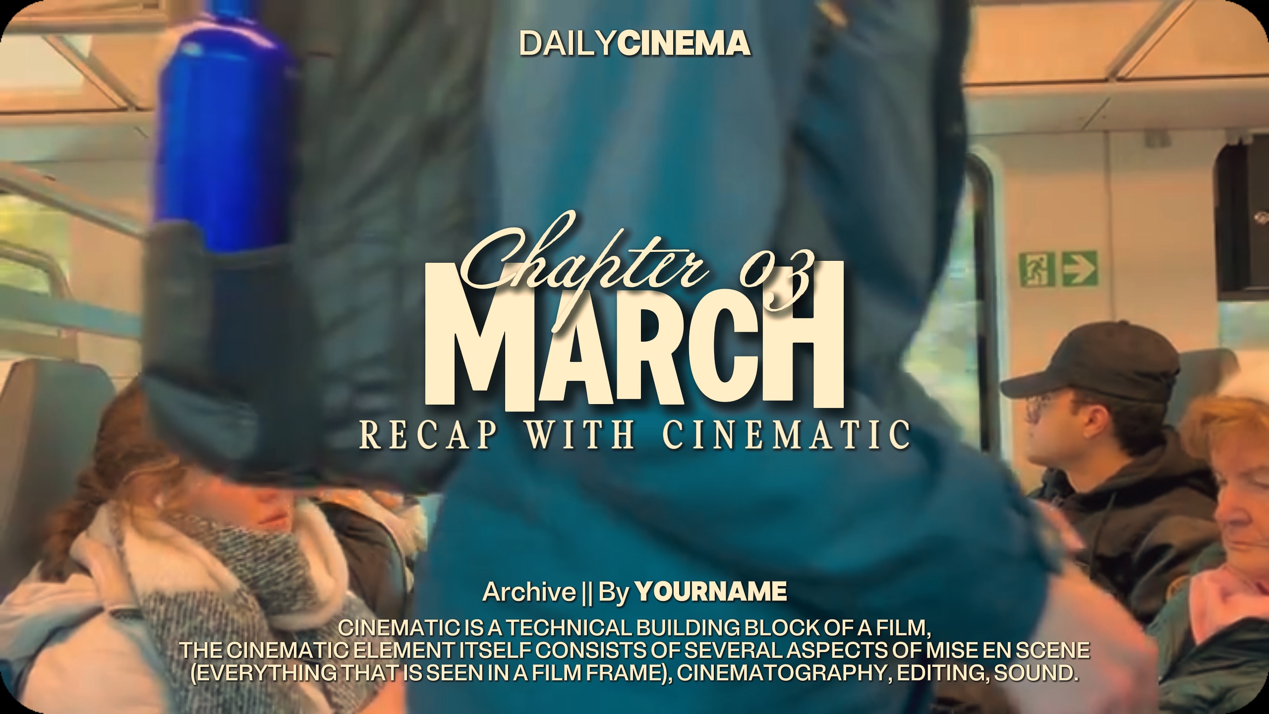 Recap na may cinematic