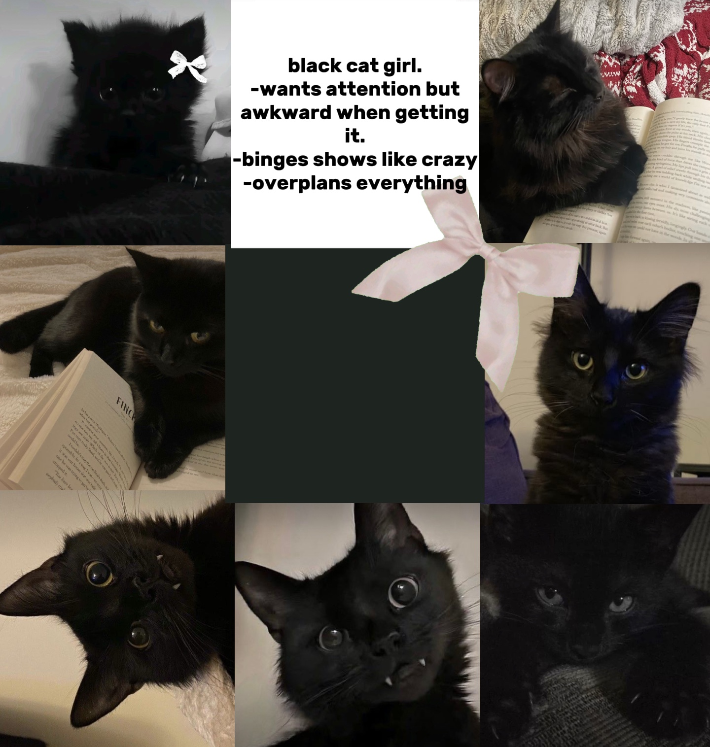 Garota gato preto