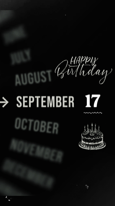 17 SEPTEMBRE ANNIVERSAIRE 