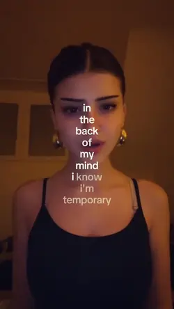 i know i’m temporary