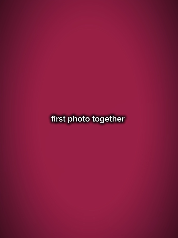 Birlikte ilk fotoğraf