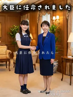 大臣に任命されました💪