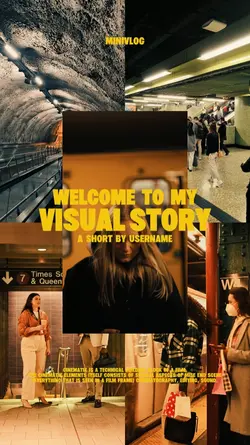 Visual story vlog 