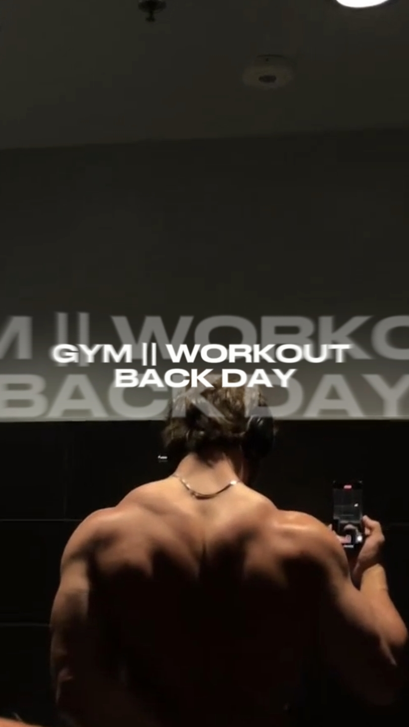 GYM | Back day