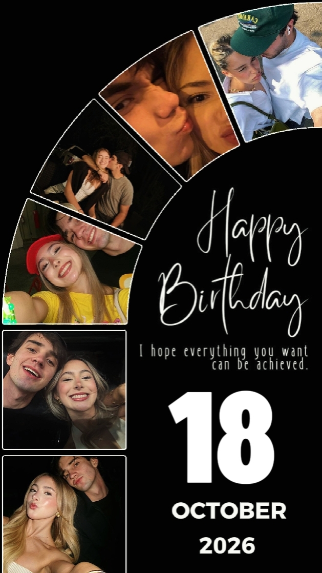 CUMPLEAÑOS AMOR 18 DE OCTUBRE