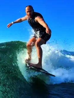 Hamilton surfing
