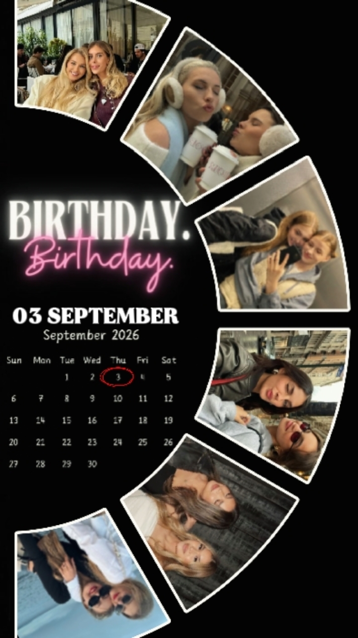 ANNIVERSAIRE 3 SEPTEMBRE