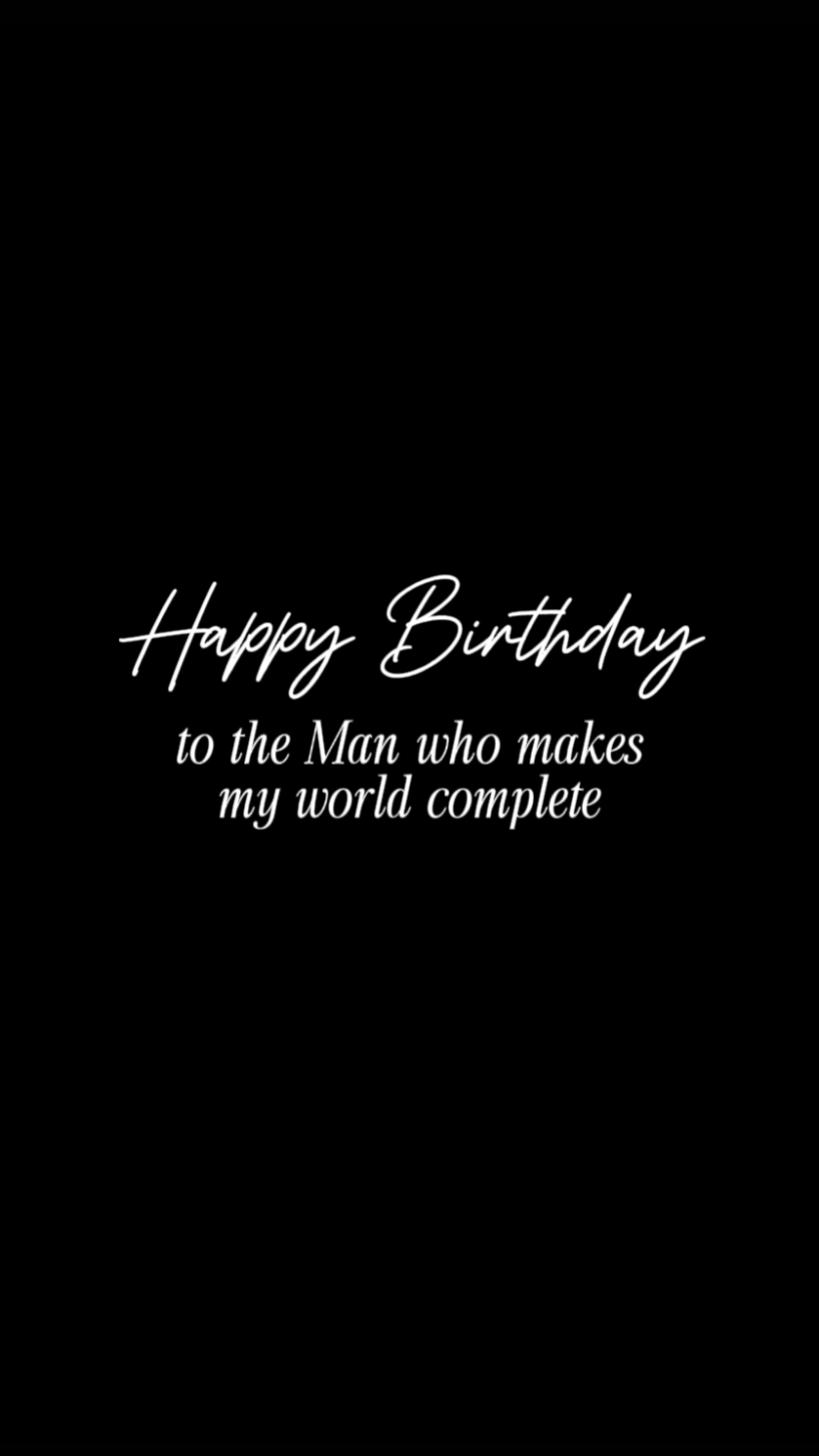 joyeux anniversaire myMan