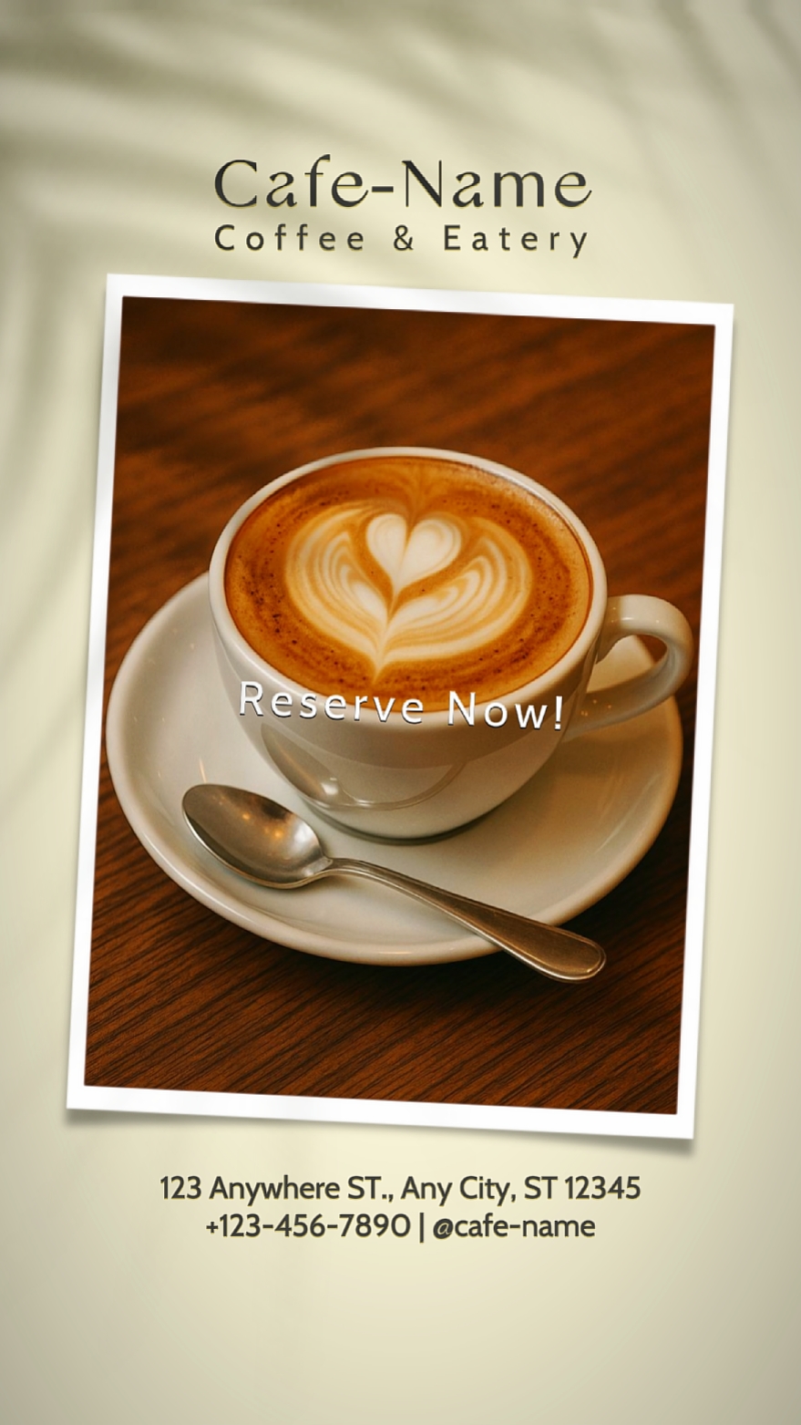 Menu Café
