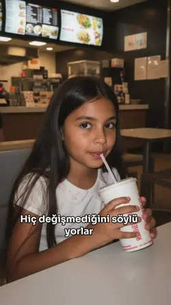 Hiç değişmiyorsun ama parlıyorsun
