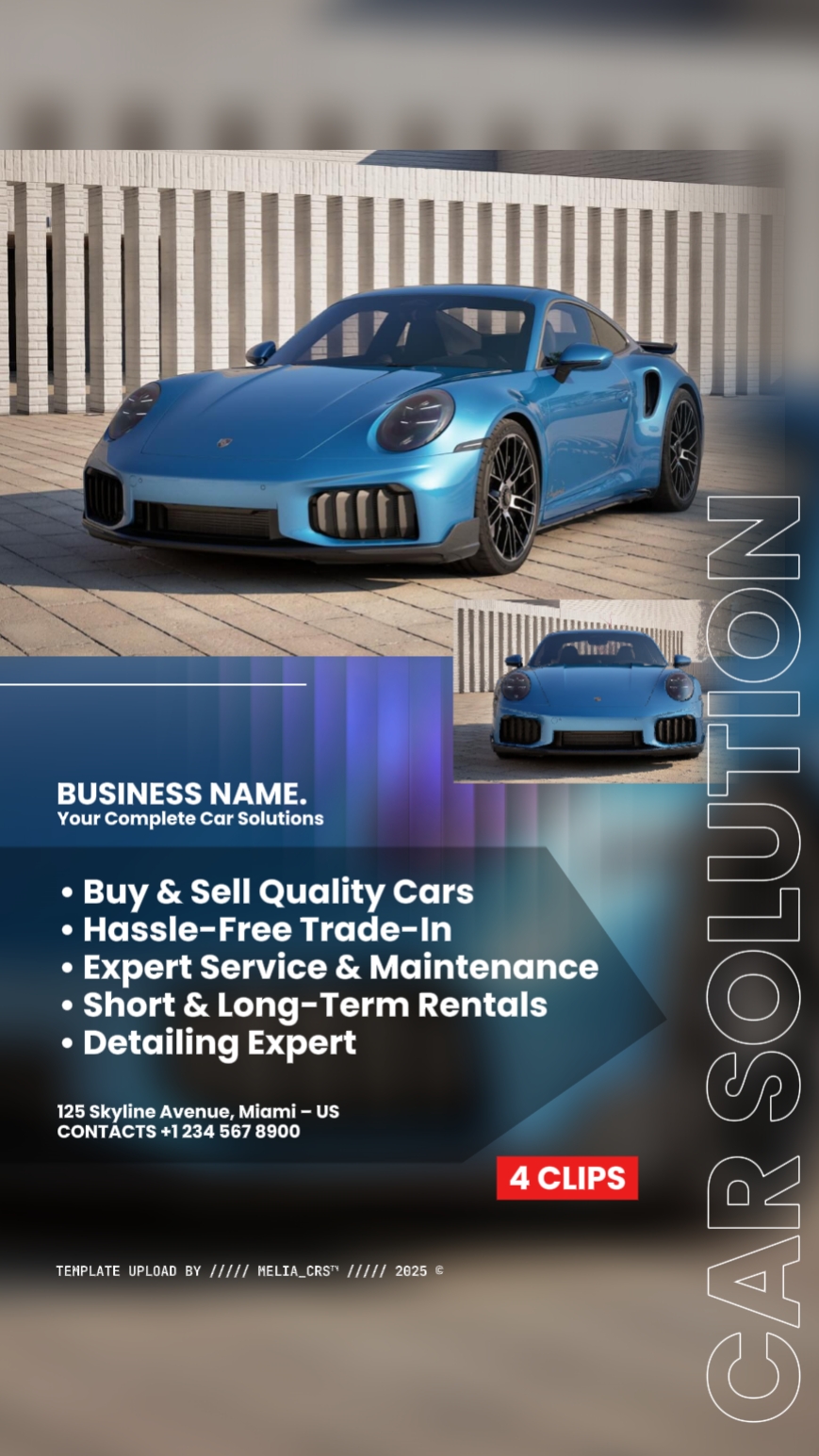 Promoção de solução de carro