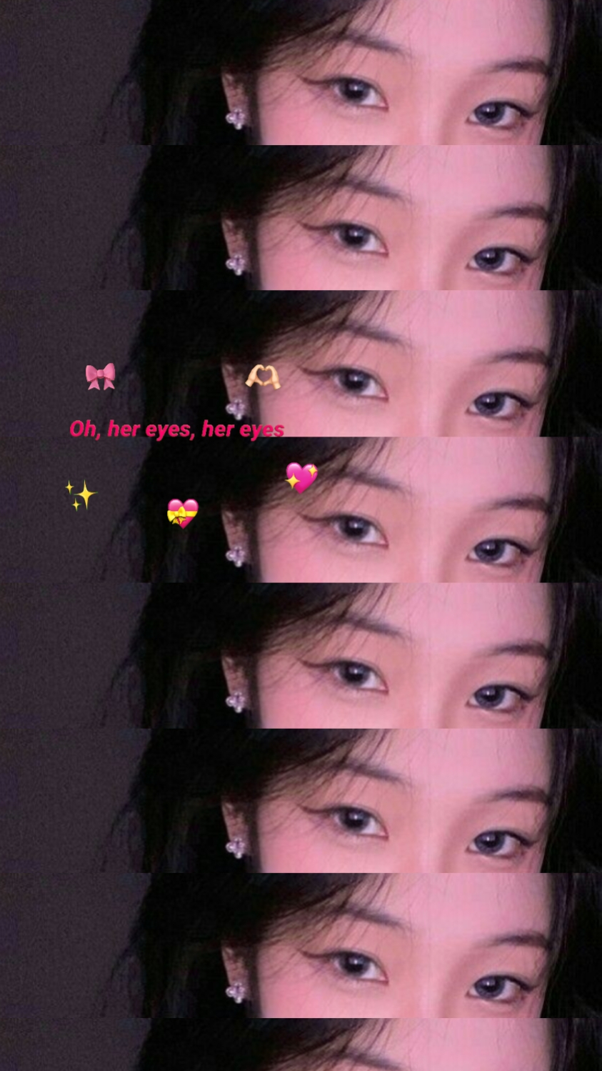 ses yeux ont tendance