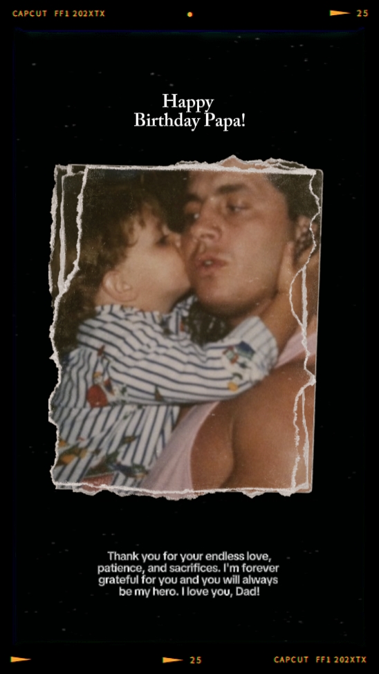 Feliz cumpleaños papá