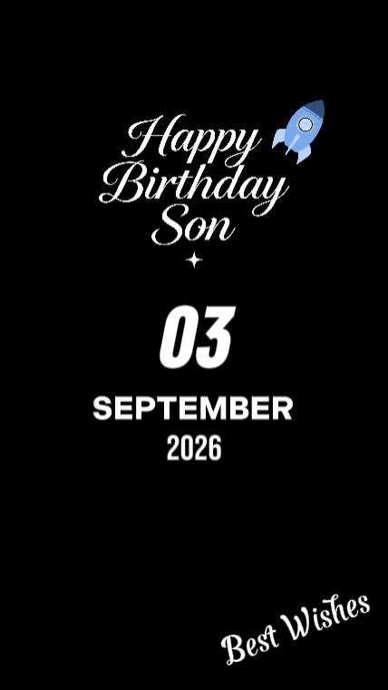 CUMPLEAÑOS HIJO 3 DE SEPTIEMBRE