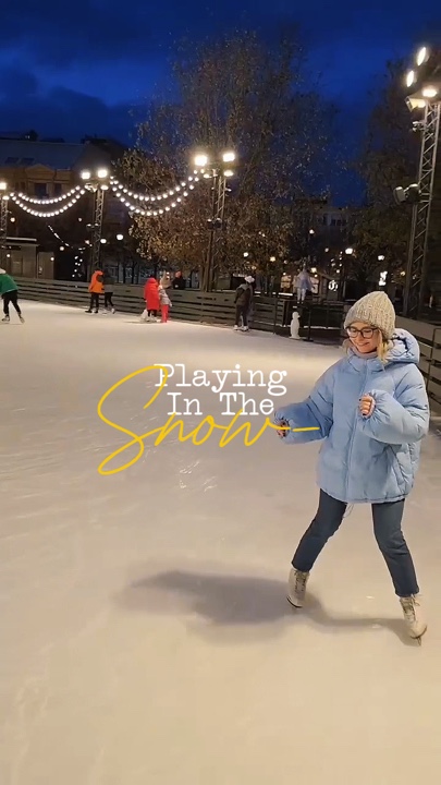Jugando en la nieve