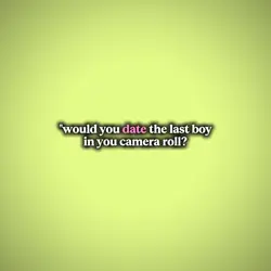 would u date