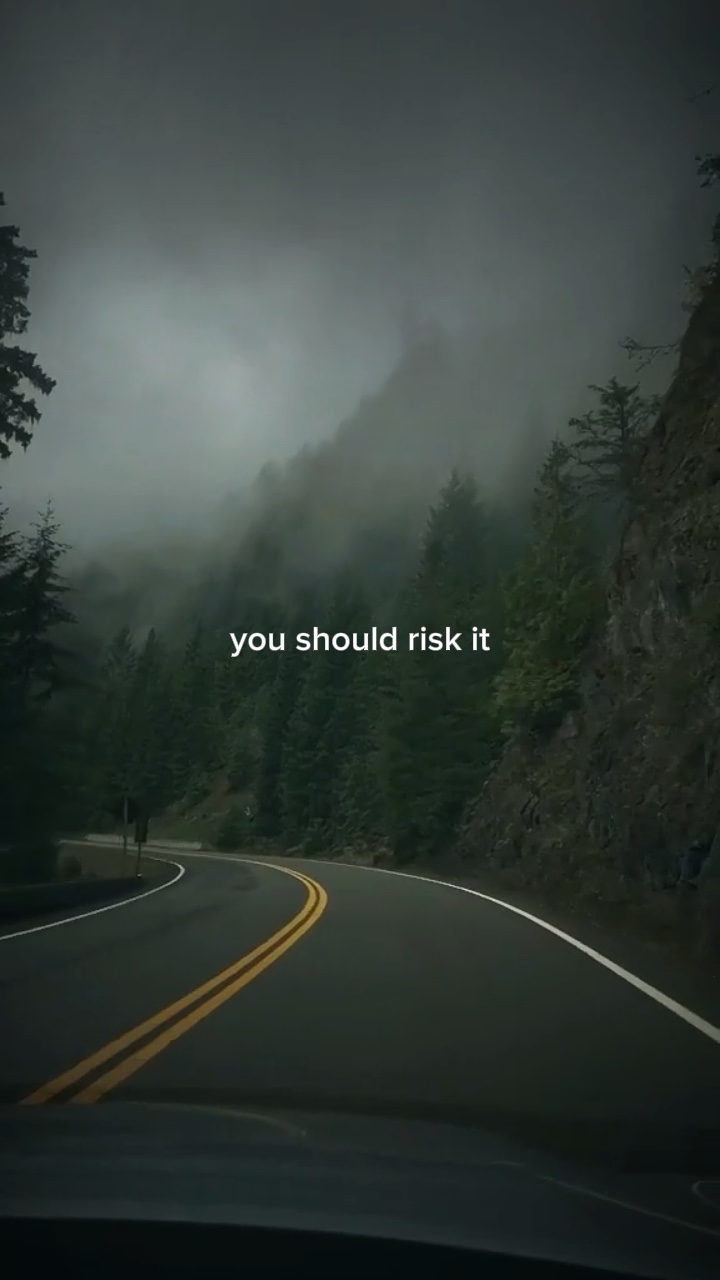 You should risk it..