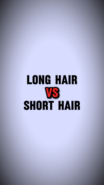 Cabelo comprido vs curto