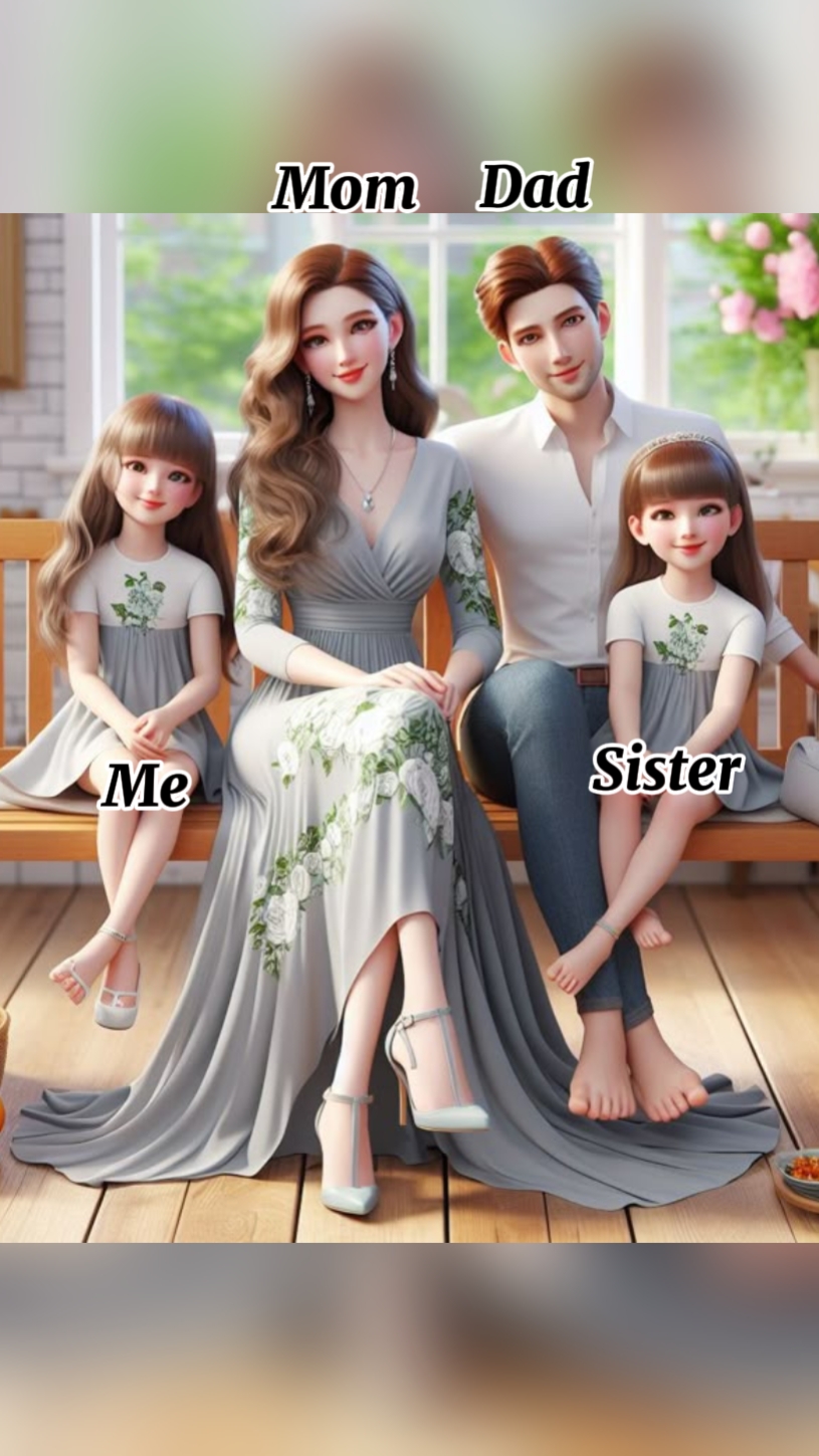 Pamilya 2 Anak na babae