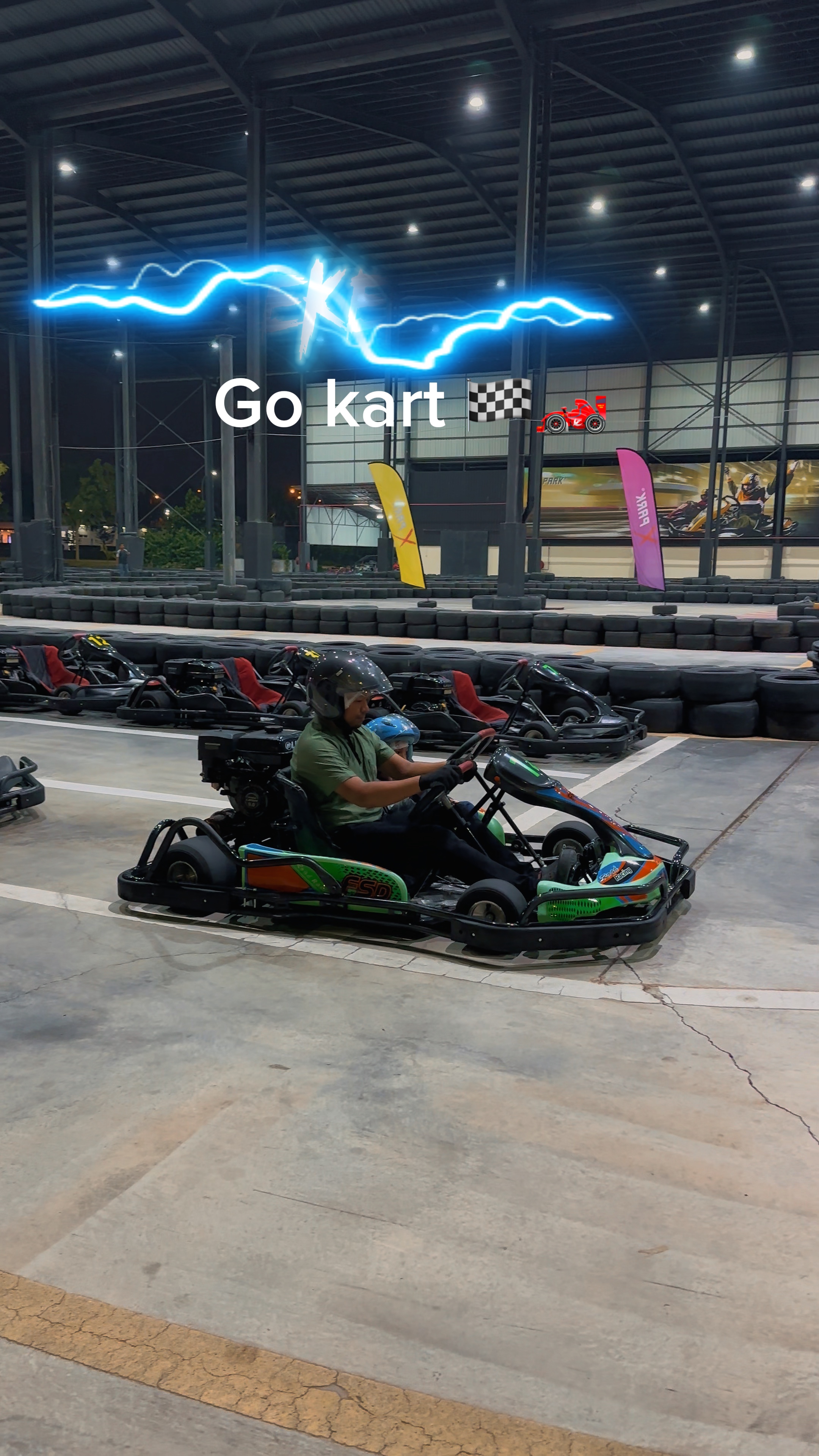 Coche de carreras de karts