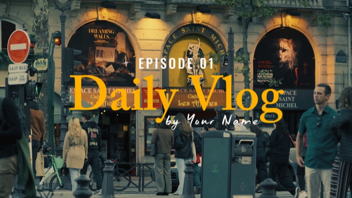 1 minute de vlog quotidien
