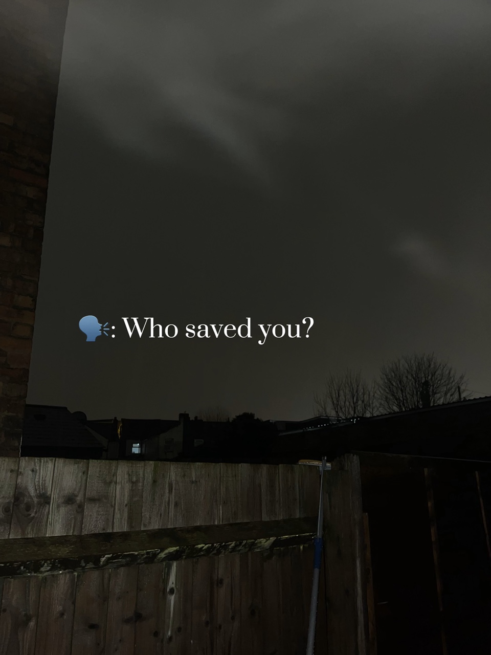 Allah saved me <3