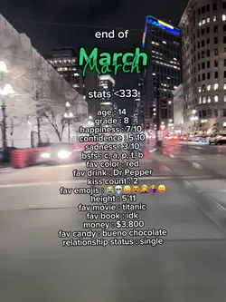 march stats ๐