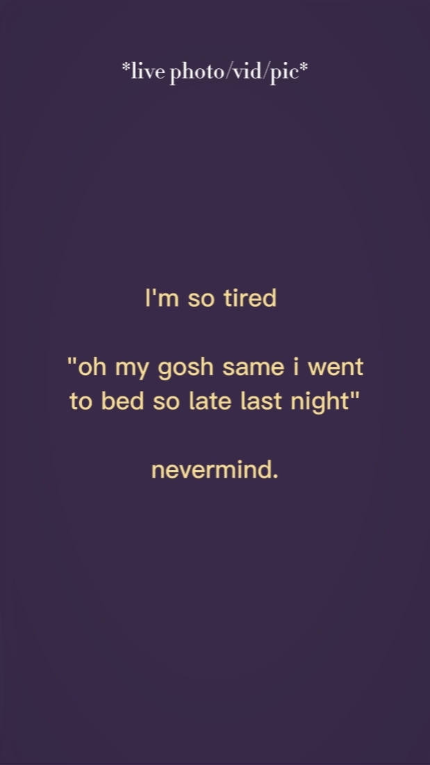 Estou tão cansado