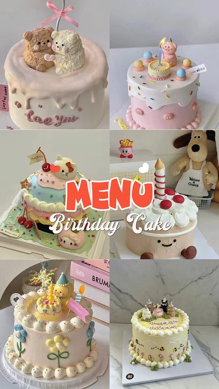 MENÚ Pastel De Cumpleaños