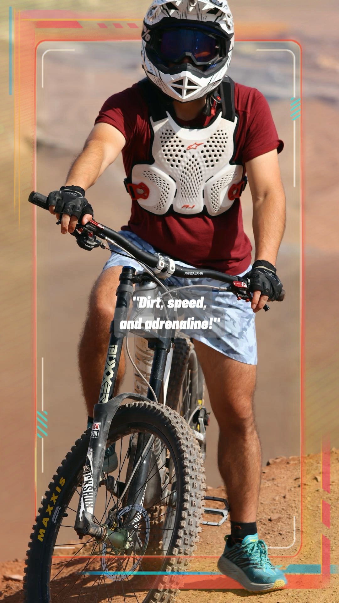 Corrida de bicicleta fora de estrada